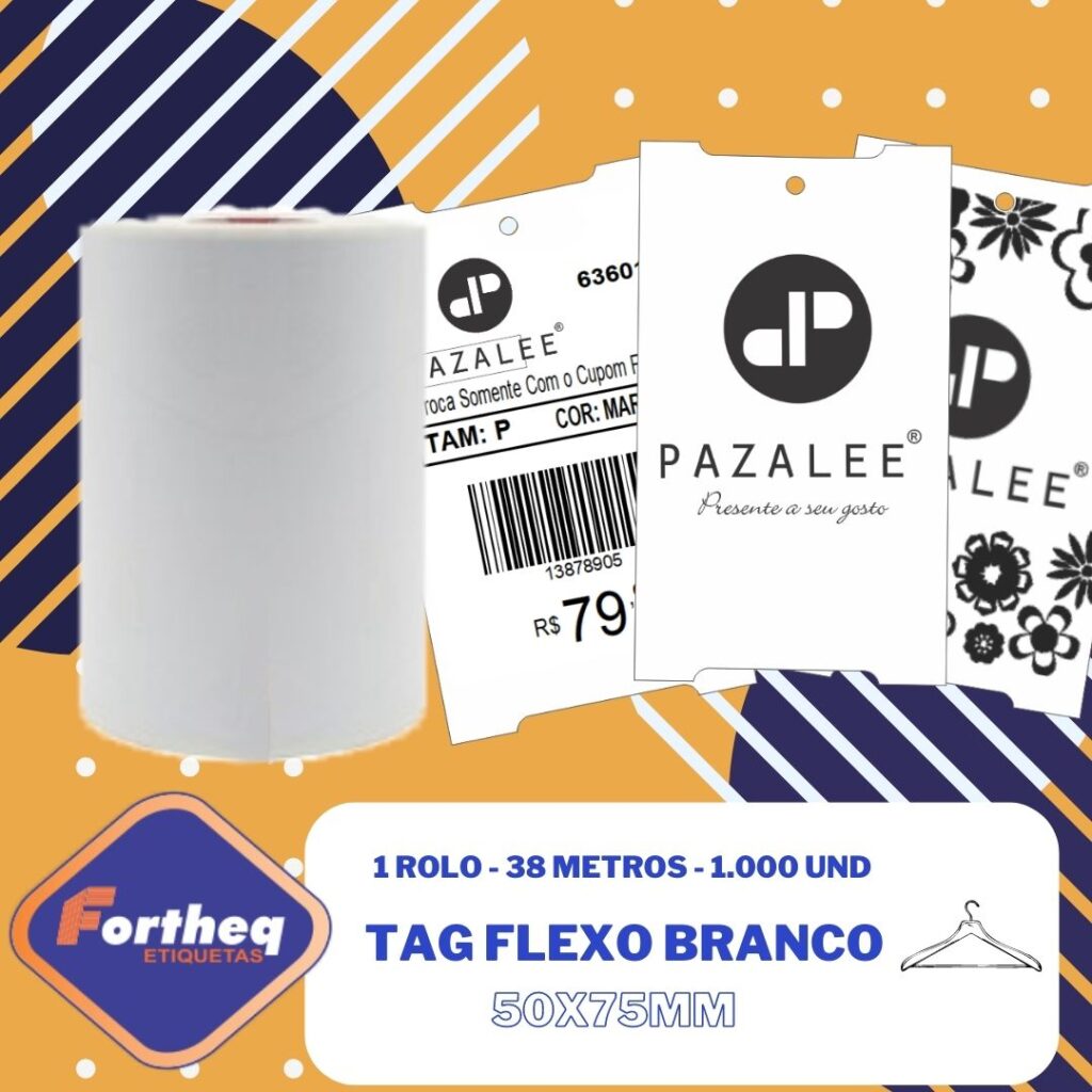 Post Insta Tag branco rolo único