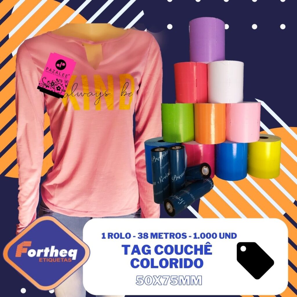 Post Insta Tag colorido rolo único